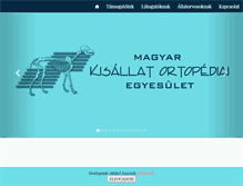 Tablet Screenshot of kisallatortopedia.hu